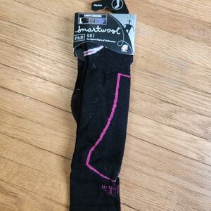 Smartwool Black and Pink Ski Socks
